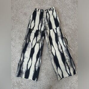 *NWT* Balboa Tie Dye Cargo Pants with Rhinestones